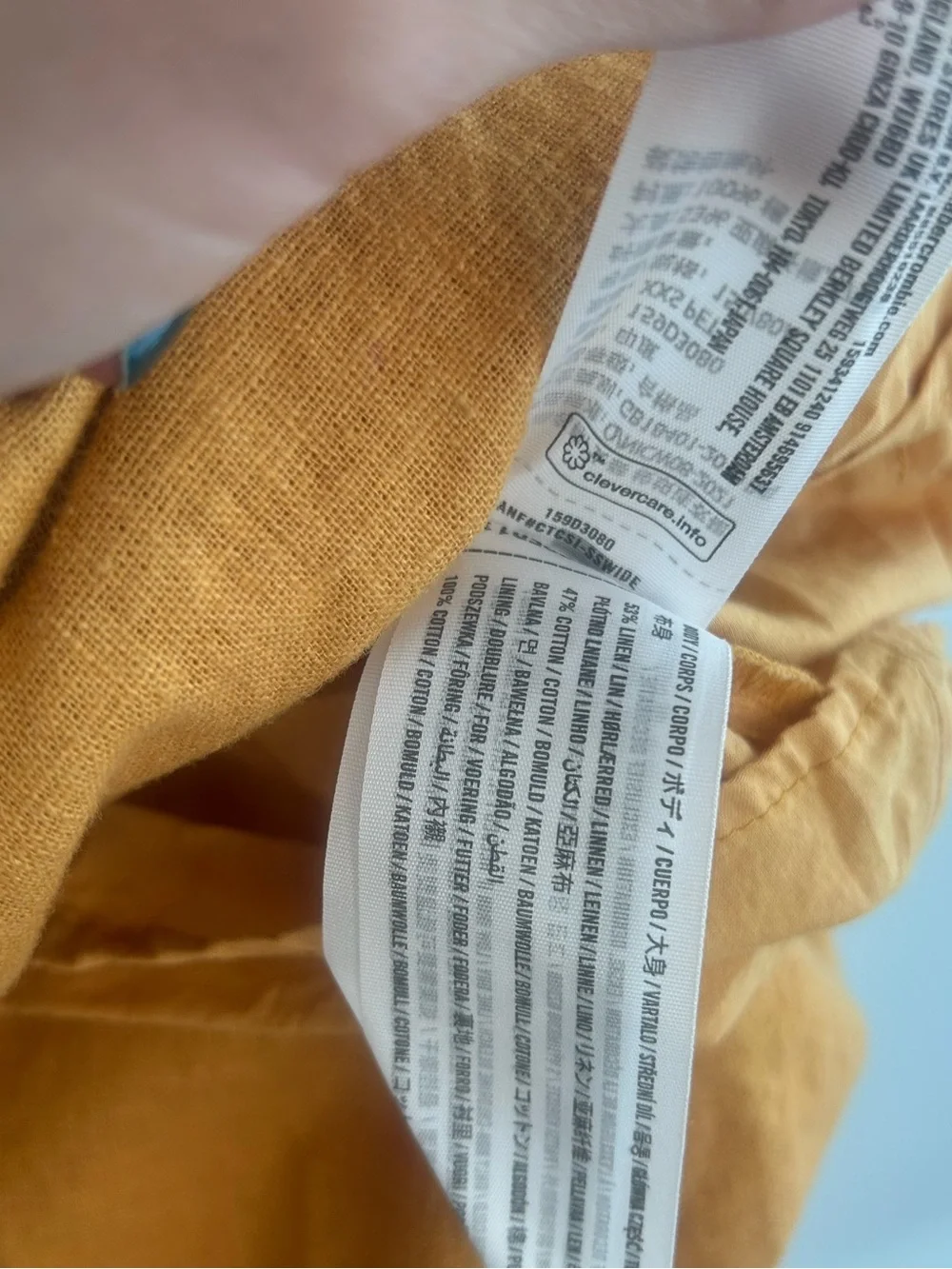 NWT Abercrombie & Fitch Linen Blend Maxi Dress XXSP